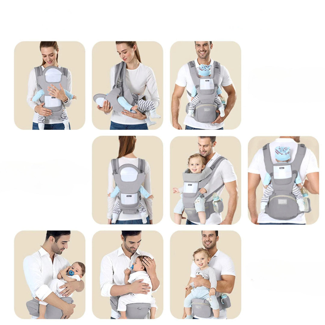 Baby-Trage Premium (ergonomisch), multifunktional, für Neugeborene
